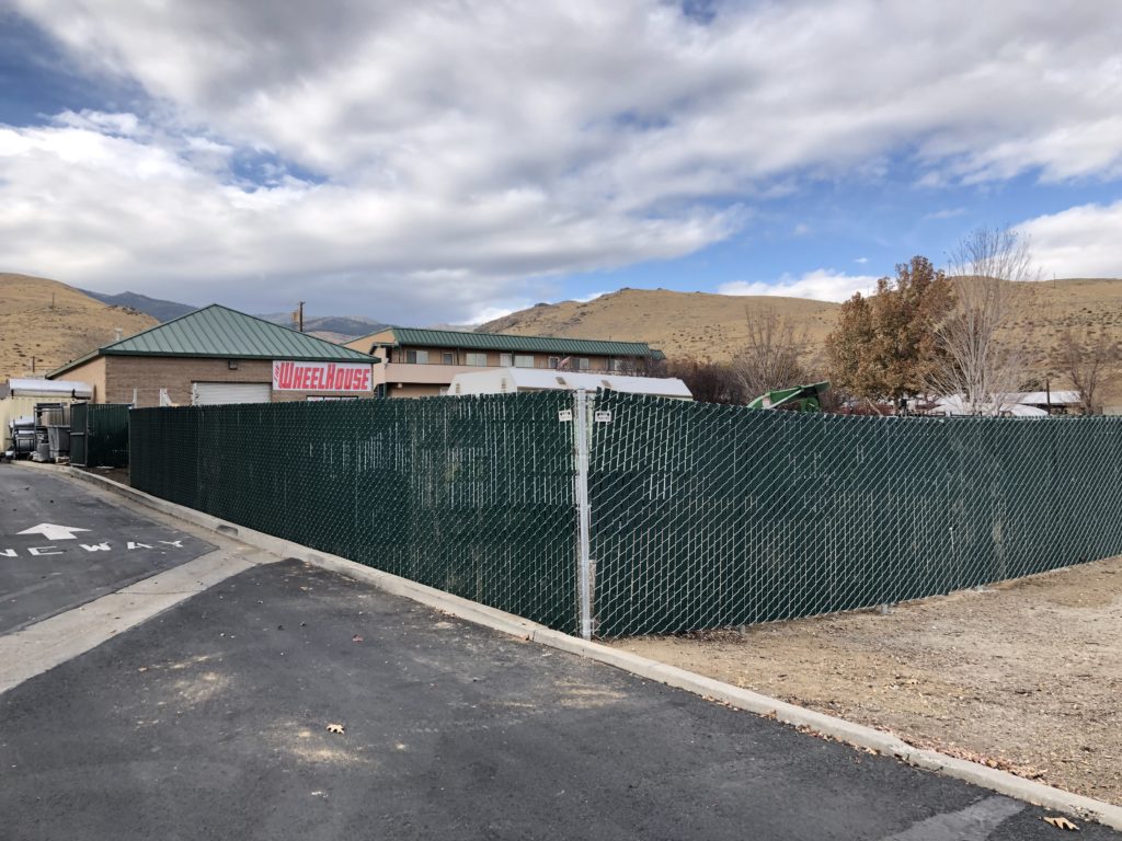 adding privacy to chain link fence 