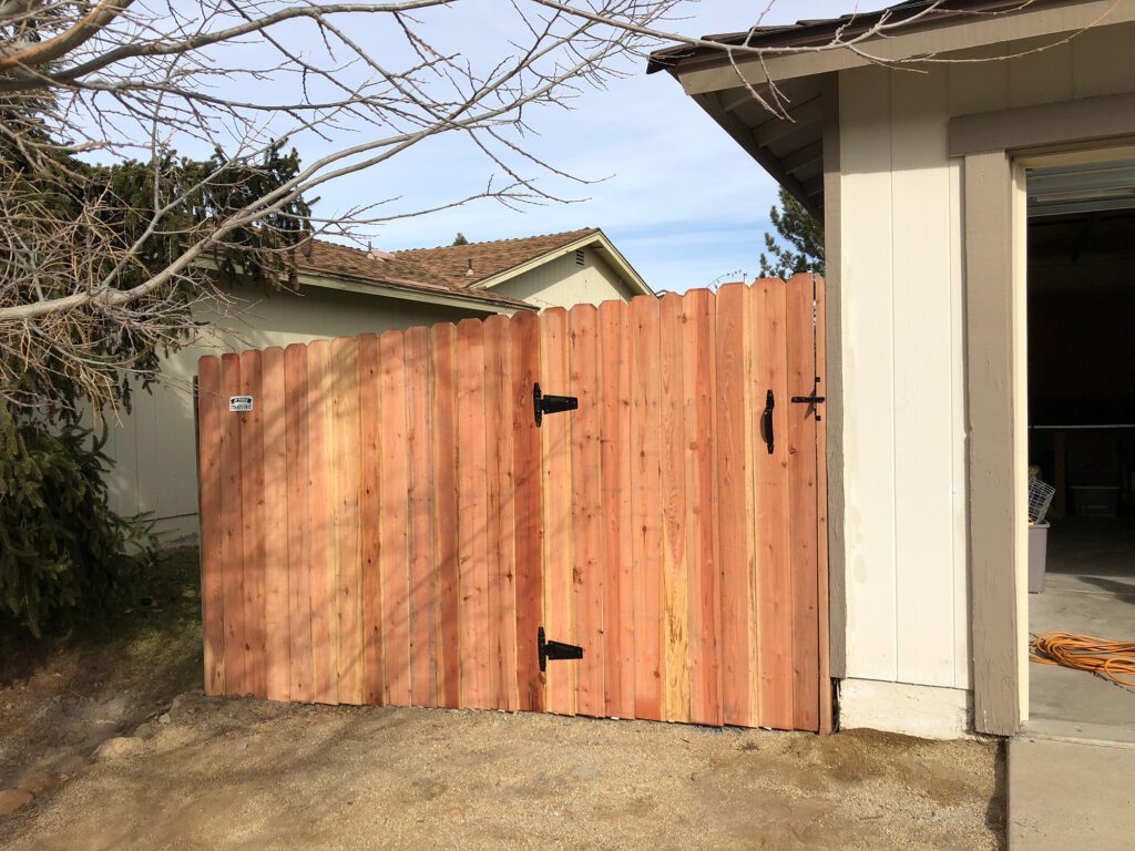 wooden fence gate frames