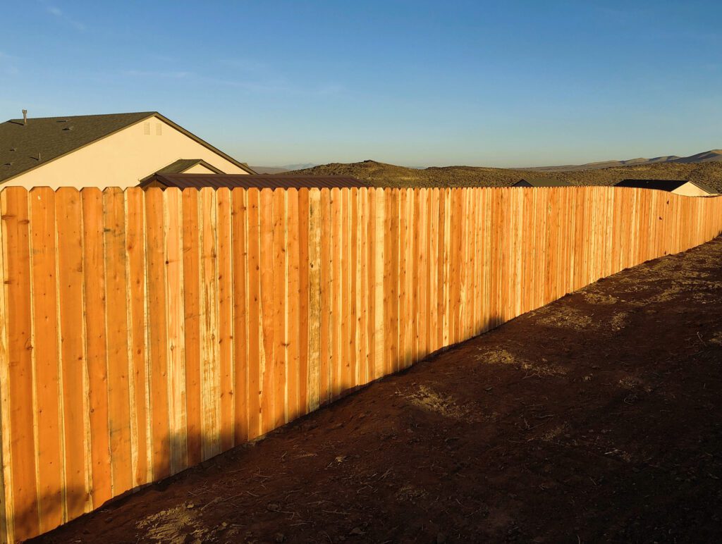 wood fencing 