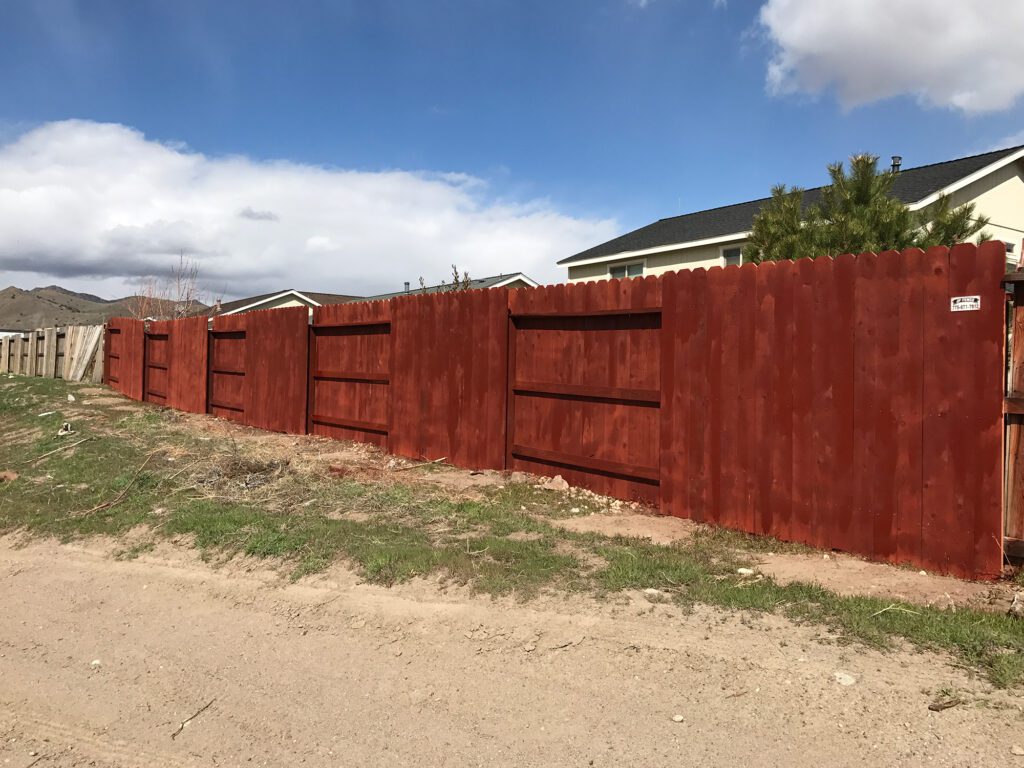 wooden fence near me