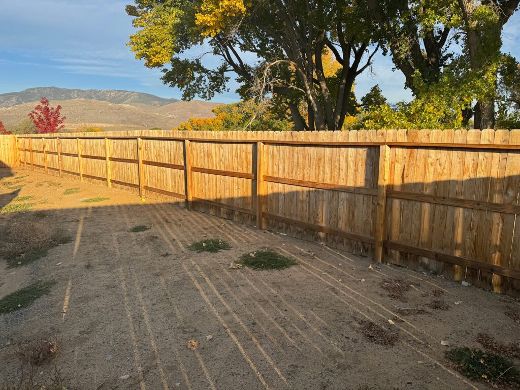 wood fence near me