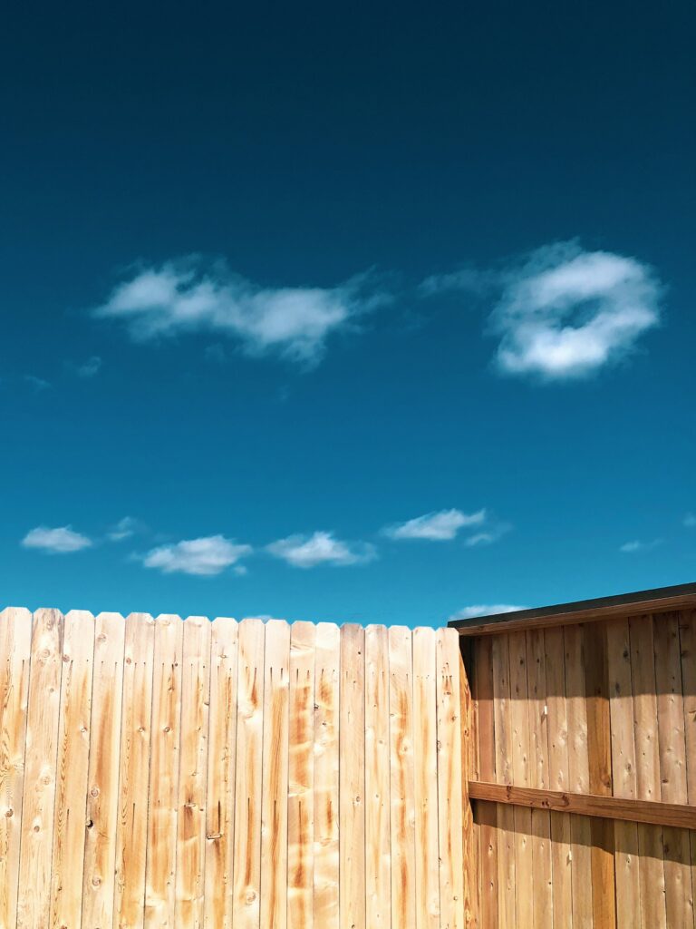 Nevada fencing with a wood privacy fence surrounding a Carson City home